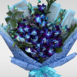 Blue Bloom Orchid bouquet