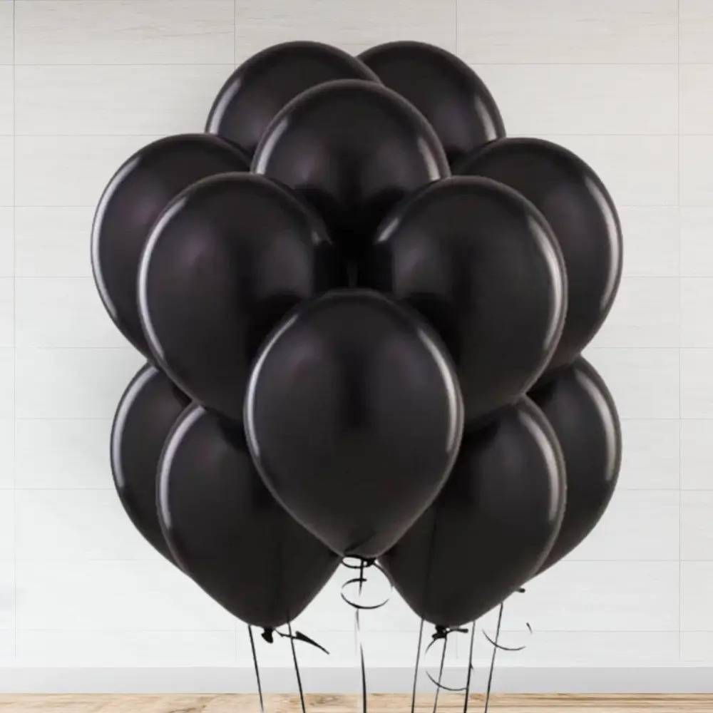 black-latex-balloons