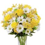Sunny Thoughts Bouquet In Vase